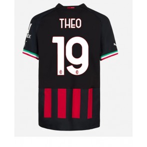 AC Milan Theo Hernandez #19 Hemmatröja 2022-23 Kortärmad